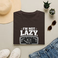 I'm Not Lazy, I'm on Energy Saving Mode T-Shirt | Funny Humor Tee | Sarcastic Gift