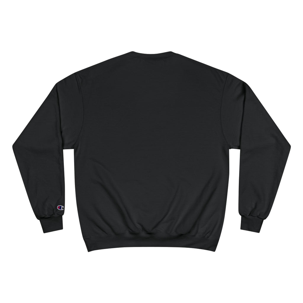 You Can't Kill What's Already Dead Champion Sweatshirt | Funny Skeleton Martini Crewneck