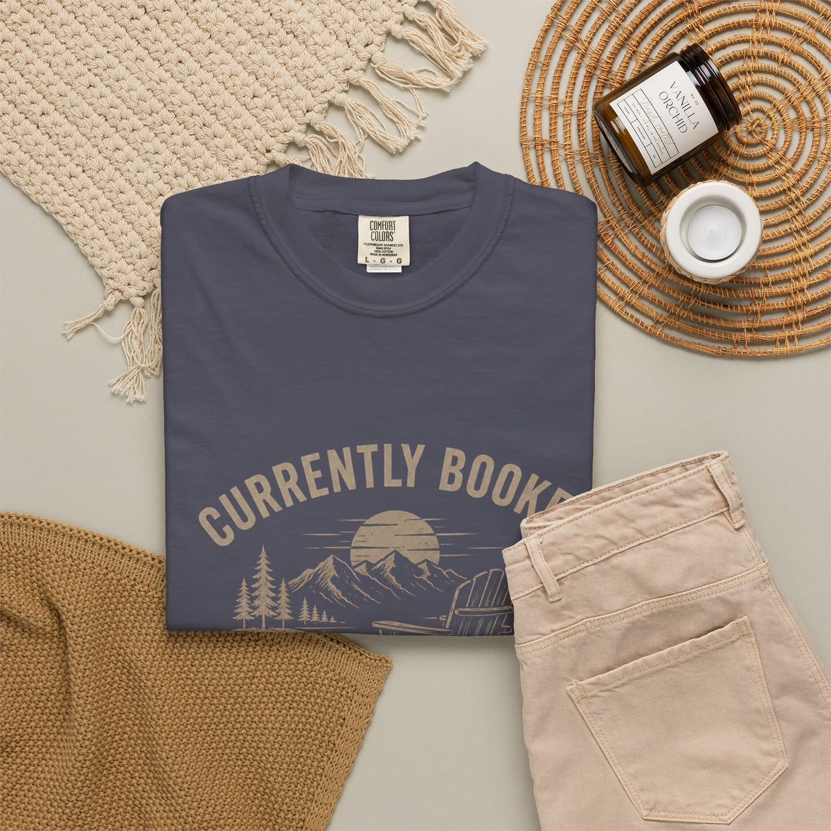 Currently Booked Doing Nothing T-Shirt | Funny Lazy Day Tee | Humor Gift