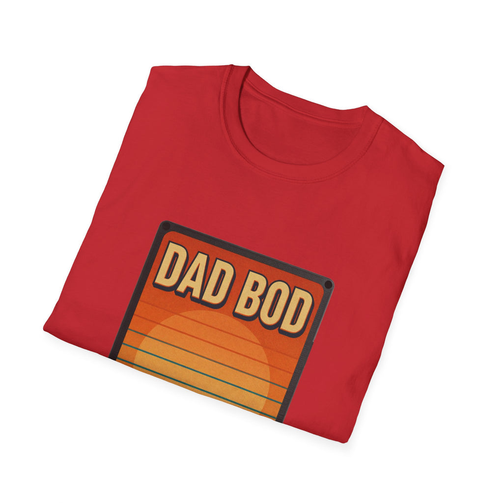 Dad Bod: Surf Tan No Regrets T-Shirt | Funny Dad Tee | Vintage Beach Humor Gift