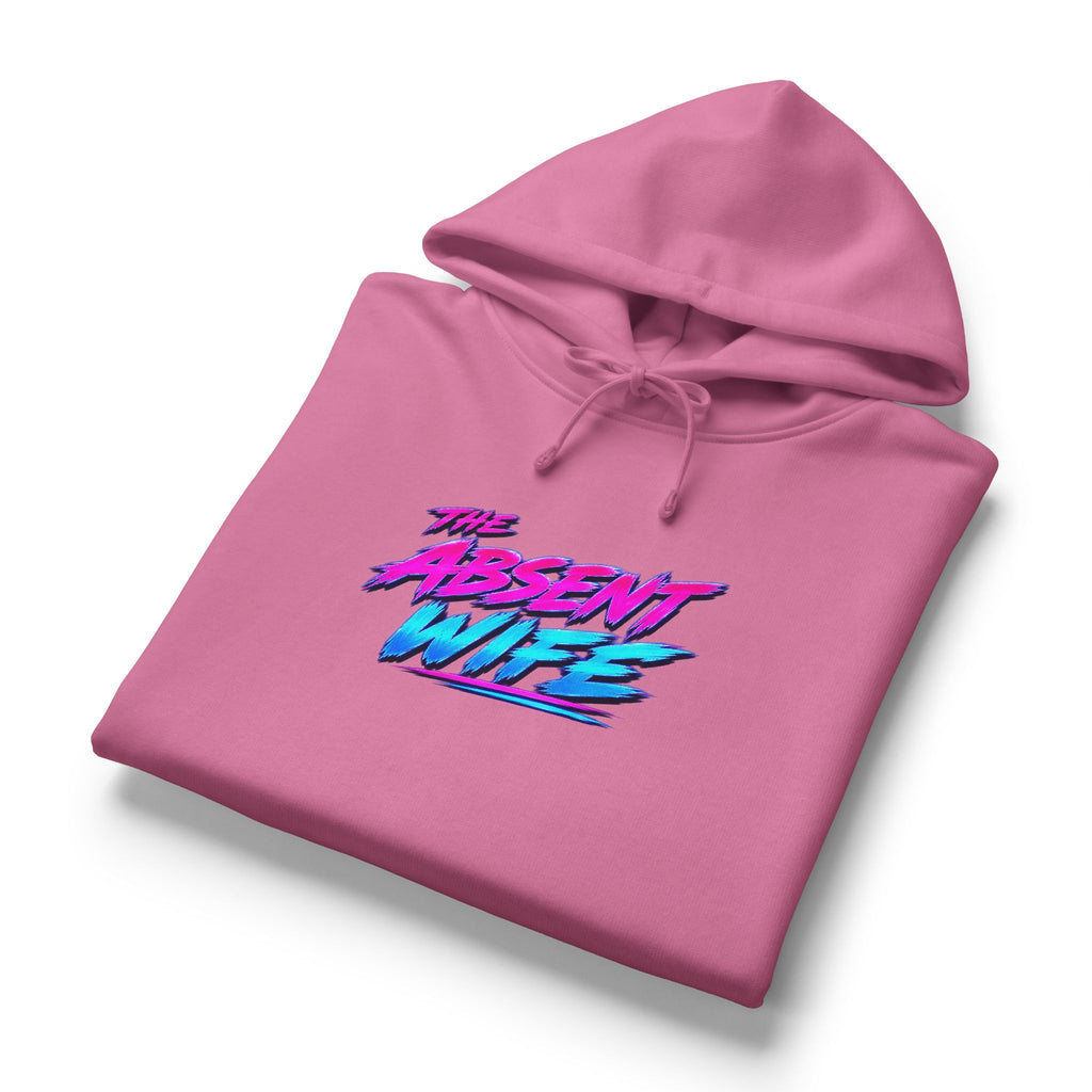The Absent Wife Women's Hoodie | Funny Retro 80s Neon Wife Hoodie
