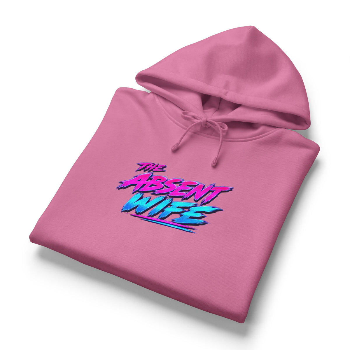 The Absent Wife Women's Hoodie | Funny Retro 80s Neon Wife Hoodie
