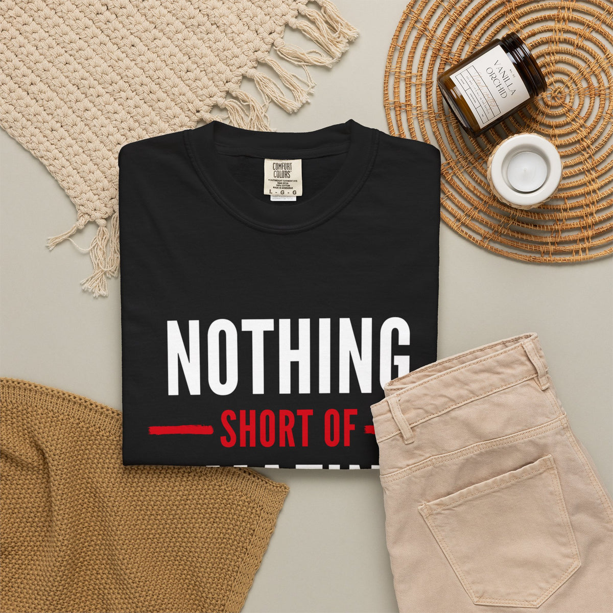 Nothing Short of Amazing T-Shirt | Funny Confidence Tee | Graphic Humor Tee for Men