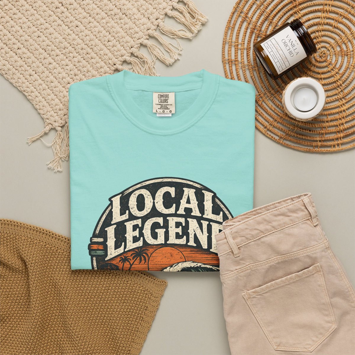 Local Legend Ask Me Shirt | Funny Beach Graphic Tee | Vintage Retro T-Shirt