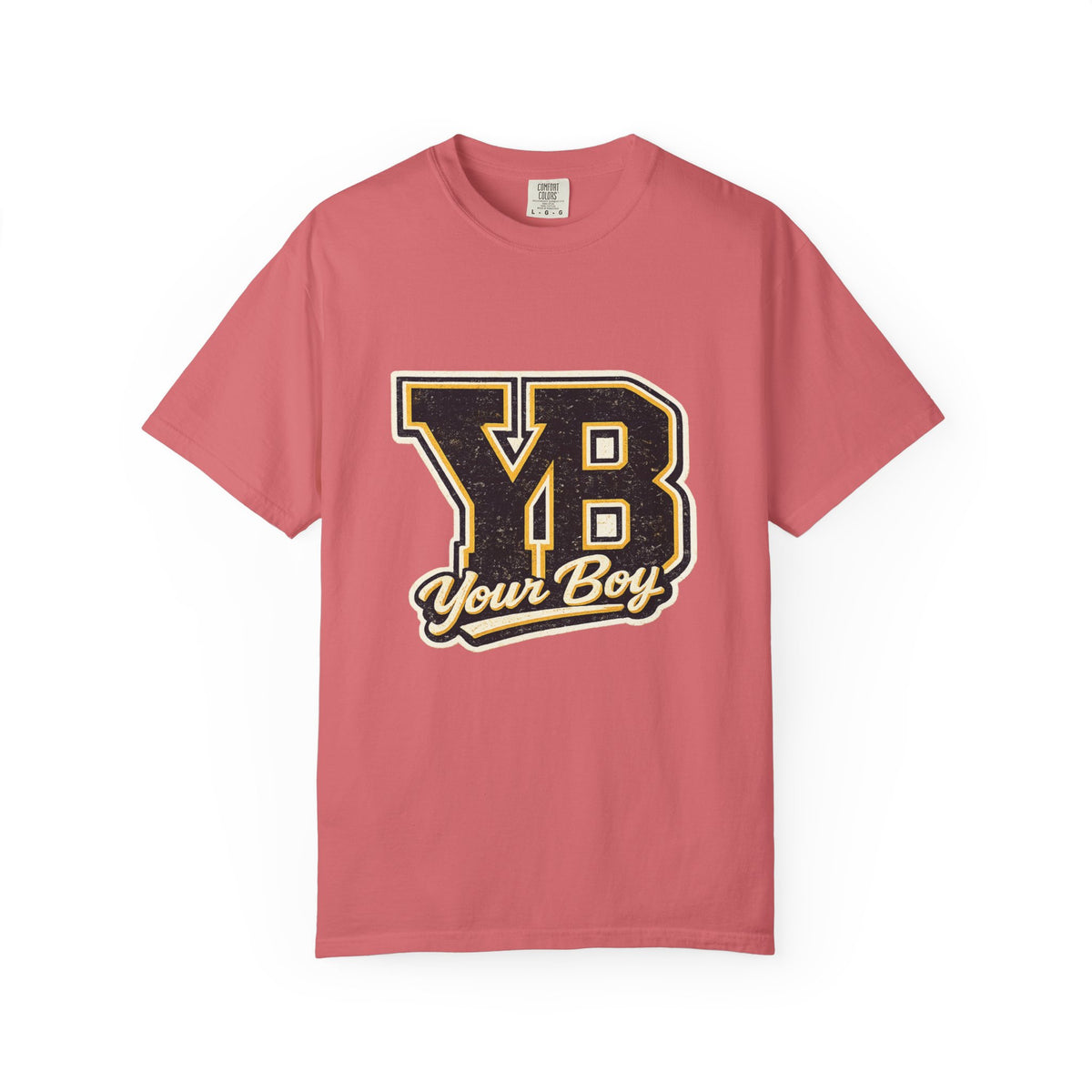 YB Your Boy T-Shirt | Funny Retro 80s Graphic Tee | Vintage Collegiate Humor Shirt