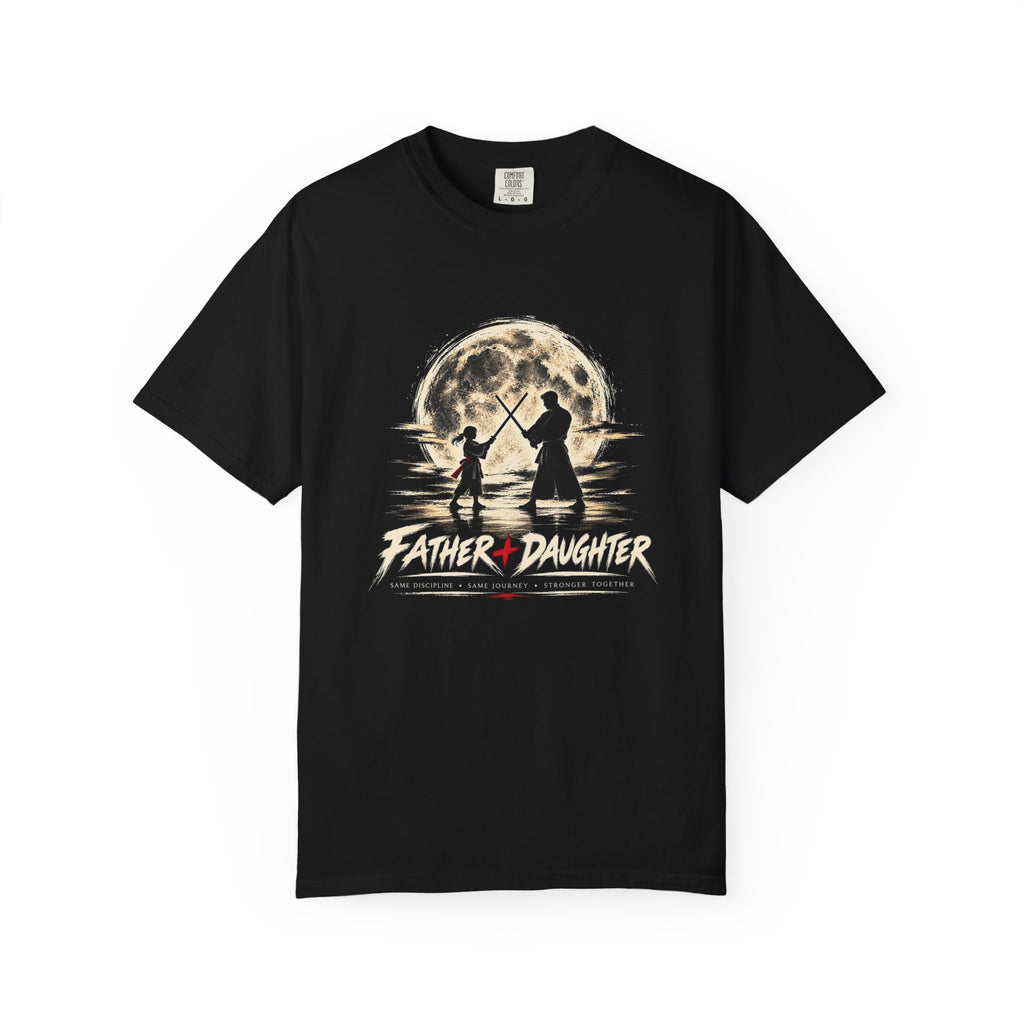 Father & Daughter Moonlight Tee — Matching Dad Daughter Graphic T-Shirt