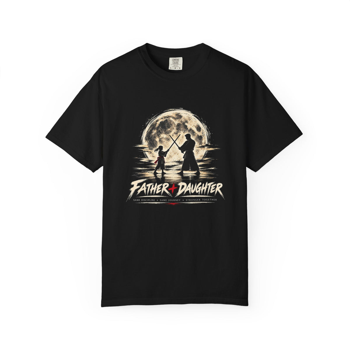 Father & Daughter Moonlight Tee — Matching Dad Daughter Graphic T-Shirt